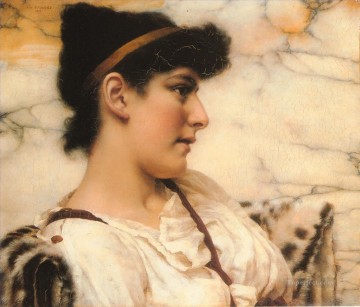 John William Godward Painting - The Siesta Neoclassicist lady John William Godward